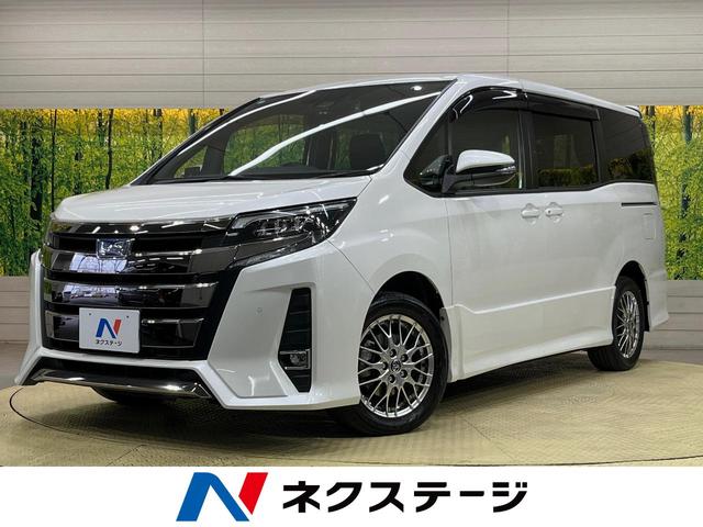 トヨタ ノア ハイブリッドＳｉ　禁煙車　衝突軽減　電動ドア　７インチナビ　後期型　クルーズコントロール　クリアランスソナー　バックカメラ　ＬＥＤヘッドライト　ＬＥＤフォグ　シートヒーター　ハイブリッド　ドライブレコーダー　ＥＴＣ