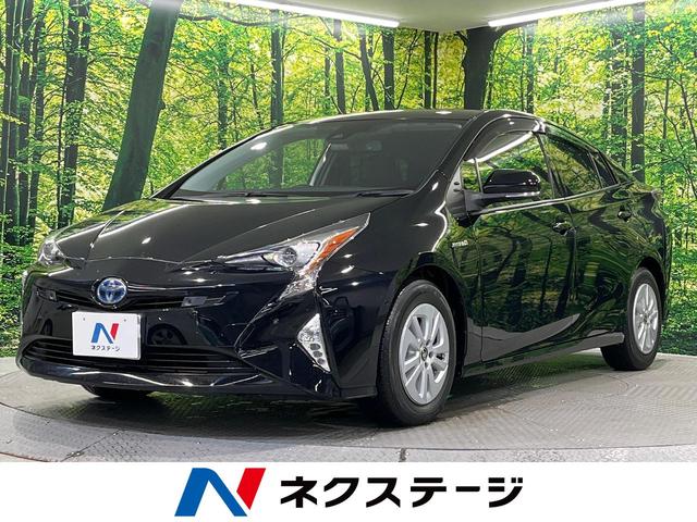 トヨタ プリウス Ｓセーフティプラス　トヨタセーフティセンス　禁煙車　純正９型ナビ　バックカメラ　レーダークルーズ　ＥＴＣ　ＬＥＤライト　クリアランスソナー　オートマチックハイビーム　車線逸脱警報　ヘッドアップディスプレイ　スマートキー