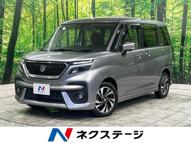 ハイブリッドＭＶ　純正１０型ナビ　全方位カメラ　セーフティーサポート　シートヒーター　禁煙車　Ｂｌｕｅｔｏｏｔｈ再生　電動スライドドア　ＥＴＣ　スマートキー　フルセグＴＶ　ＬＥＤヘッド／フォグ　純正１５インチアルミ