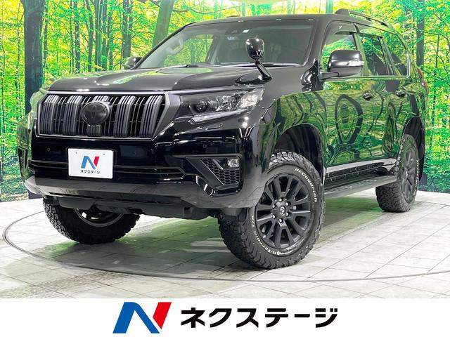 トヨタ ランドクルーザープラド ＴＸ　Ｌパッケージ　マットブラックエディション　１１インチナビ　禁煙車　サンルーフ　黒革シート　レーダークルーズコントロール　シートヒーター　バックカメラ　パワーシート　ビルトインＥＴＣ　オートマチックハイビーム　フルセグＴＶ　ＬＥＤヘッドライト