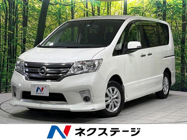 セレナ(日産) ハイウェイスター　エアロモード　４ＷＤ　フリップダウンモニター　ＡＬＰＩＮＥナビ　両側パワースライドドア　ＨＩＤヘッドライト 中古車画像