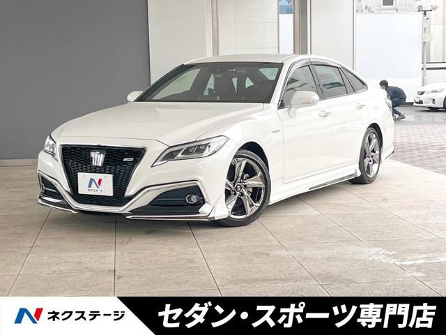 ＲＳアドバンス　禁煙車　モデリスタフルエアロ　モデリスタマフラー　セーフティセンス　ブラインドスポットモニター　３眼ＬＥＤヘッド　純正１８インチアルミ　ハーフレザー　シートメモリー　シートヒーター　イージークローザー