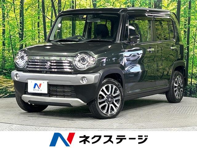 スズキ ハスラー ＪスタイルＩＩターボ　４ＷＤ　全方位モニター付きメモリーナビ　デュアルセンサーブレーキ　オートクルーズ　シートヒーター　ルーフレール　ＨＩＤヘッドライト　アイドリングストップ　純正１５インチアルミ　パドルシフト