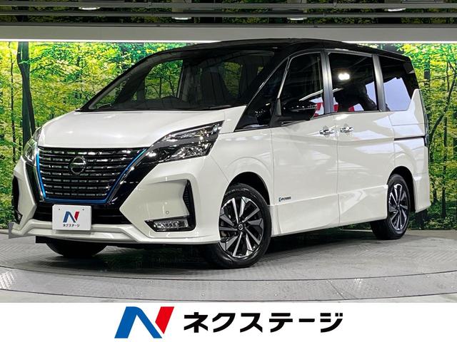 ｅ－パワー　ハイウェイスターＶ　純正１０型ナビ　フリップダウンモニター　両側電動スライドドア　プロパイロット　エマージェンシーブレーキ　禁煙車　全周囲カメラ　ＥＴＣ　Ｂｌｕｅｔｏｏｔｈ　フルセグ　ドラレコ　ＬＥＤヘッド＆フォグ