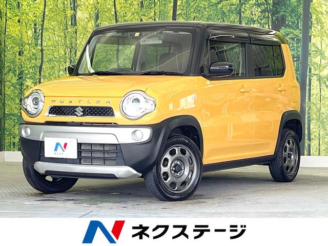 スズキ ハスラー Ｇ　ＳＤナビ　禁煙車　デュアルカメラブレーキサポート　車線逸脱警報装置　バックカメラ　ドライブレコーダー　シートヒーター　ＨＩＤヘッドライト　ＬＥＤフォグライト　ＥＴＣ　アイドリングストップ