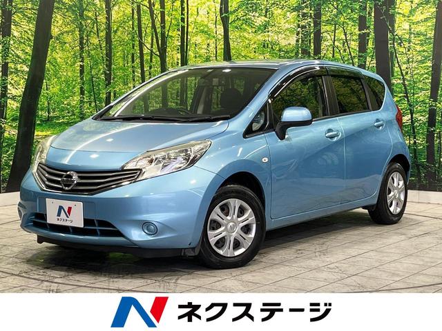 日産 ノート Ｘ　純正ＳＤナビ　バックカメラ　Ｂｌｕｅｔｏｏｔｈ再生　フルセグＴＶ　ＥＴＣ　ドラレコ　スマートキー　禁煙車　ＤＶＤ／ＣＤ再生　電動格納ミラー　盗難防止システム　ダイヤル式エアコン　ドアバイザー