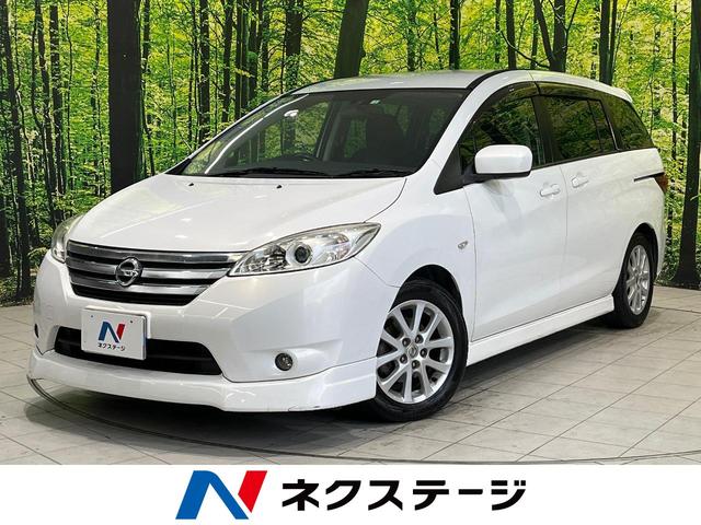 日産 ラフェスタ ハイウェイスターＧ　純正ナビ　禁煙車　フリップダウンモニター　両側パワースライドドア　ＥＴＣ　スマートキー　電動格納ミラー　オートライト　アイドリングストップ　フォグライト　純正革巻きステアリング　オートエアコン