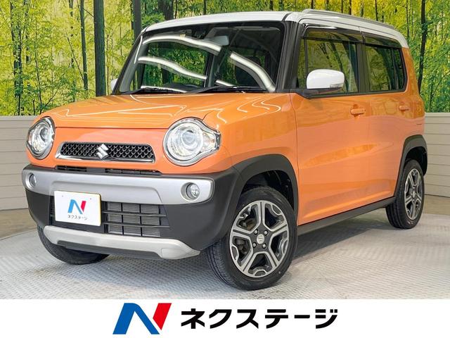 スズキ Ｘ　禁煙車　２トーンカラー　衝突軽減ブレーキ　メモリーナビ　フルセグ　シートヒーター　スマートキー　ＨＩＤヘッドライト　ベンチシート　オートエアコン　アイドリングストップ　純正１５インチアルミ