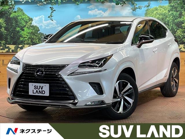 レクサス ＮＸ ＮＸ３００ｈ　スパイス＆シック　純正１０型ナビ　バックカメラ　レーダークルーズ　ＢＳＭ　三眼ＬＥＤヘッド　オートハイビーム　黒革　シートベンチレーション　メモリーシート　パワーバックドア　純正１８アルミ　ＥＴＣ　ステアリングヒーター