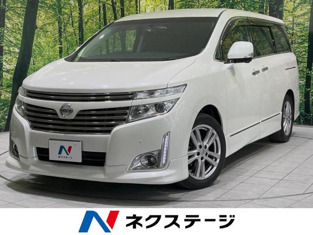 日産 ３５０ハイウェイスタープレミアム　フリップダウンモニター　メーカー純正ナビ　全方位カメラ　パワーバックドア　両側電動ドア　パワーシート　黒革シート　シートヒーター　リアオートエアコン　Ｂｌｕｅｔｏｏｔｈ　ドラレコ　ＥＴＣ