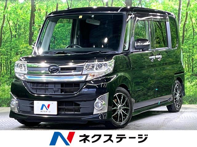 ダイハツ タント カスタムＲＳ　ワンオーナー　禁煙車　両側パワースライドドア　ＳＤナビ　バックカメラ　スマートキー　ＥＴＣ　ＬＥＤヘッドライト　１４インチアルミホイール