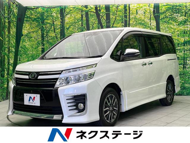 トヨタ ヴォクシー ＺＳ　煌　４ＷＤ　寒冷地　フリップダウンモニター　純正ナビ　バックカメラ　両側電動ドア　セーフティセンス　ＥＴＣ　ドライブレコーダー　スマートキー　ＬＥＤヘッド　オートライト　リアオートエアコン