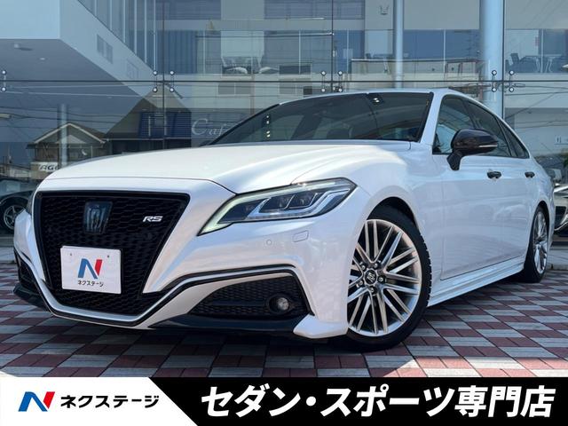 トヨタ ＲＳ　Ｆｏｕｒ　後期型　１２．３インチワイドナビ　セーフティセンス　ブラインドスポットモニター　前席シートヒーター　ステアリングヒーター　純正１８インチＡＷ　トランクイージークローザー　スーパーライブサウンド　ＥＴＣ