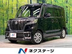 スズキ　スペーシアカスタム　ハイブリッドＧＳ　禁煙車　ＳＤナビ　電動スライドドア