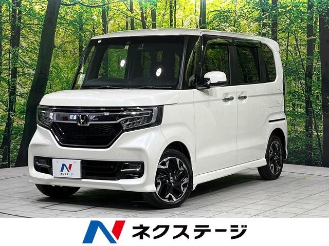 ホンダ Ｎ−ＢＯＸカスタム Ｇ　Ｌターボホンダセンシング　４ＷＤ　純正８型ナビ