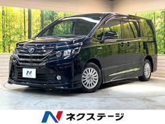 トヨタ　ヴォクシー　ハイブリッドＶ　モデリスタエアロ　ＳＤナビ　フリップダウンモニター