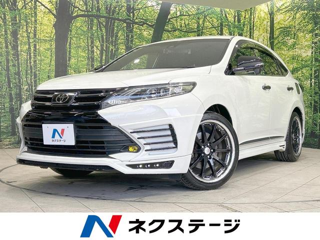 トヨタ ハリアー エレガンス　ＢＩＧ－Ｘ１０型ナビ　後席モニター　禁煙車　衝突軽減装置　レーダークルーズ　ＬＥＤヘッド　オートハイビーム　フルセグＴＶ　ＥＴＣ　Ｂｌｕｅｔｏｏｔｈ　バックカメラ　ドラレコ　アイドリングストップ