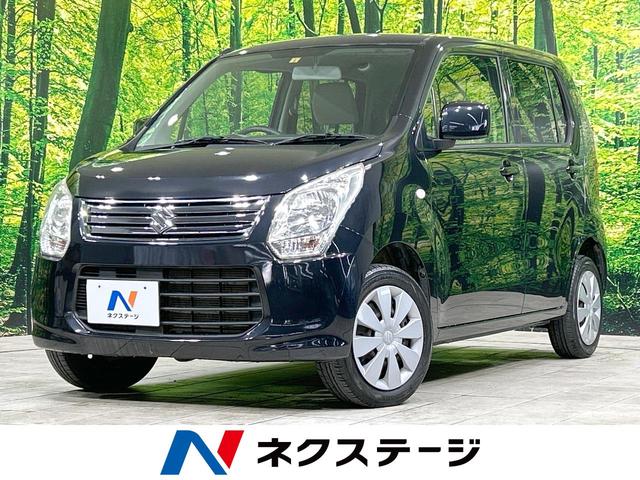 ワゴンＲ ＦＸ　禁煙車　ＳＤナビ　オートエアコン　ＣＤ再生　地デジ　盗難防止装置　プラバシーガラス　アイドリングストップ　ベンチシート　リモコンキー　電動格納ミラー　アナログメーター　アームレスト（1枚目）