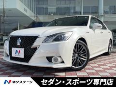 トヨタ　クラウンハイブリッド　アスリートＳ　禁煙車　スーパーライブサウンドシステム付き純正ナビ　バックカメラ