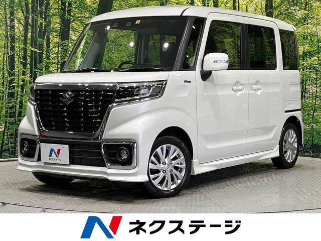 ハイブリッドＧＳ　４ＷＤ　禁煙車　電動スライドドア　スズキセーフティサポート　アダプティブクルーズコントロール　純正ナビ　Ｂｌｕｅｔｏｏｔｈ　スマートキー　シートヒーター　車線逸脱警報　踏み間違い防止　オートハイビーム