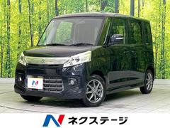 スズキ　スペーシアカスタム　ＸＳ　禁煙車　ＳＤナビ　両側電動スライドドア