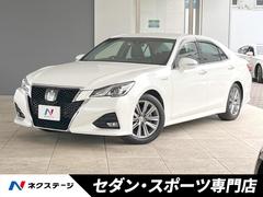 トヨタ　クラウンハイブリッド　アスリートＳ　レザーシートパッケージ　メーカーナビ　セーフティセンス