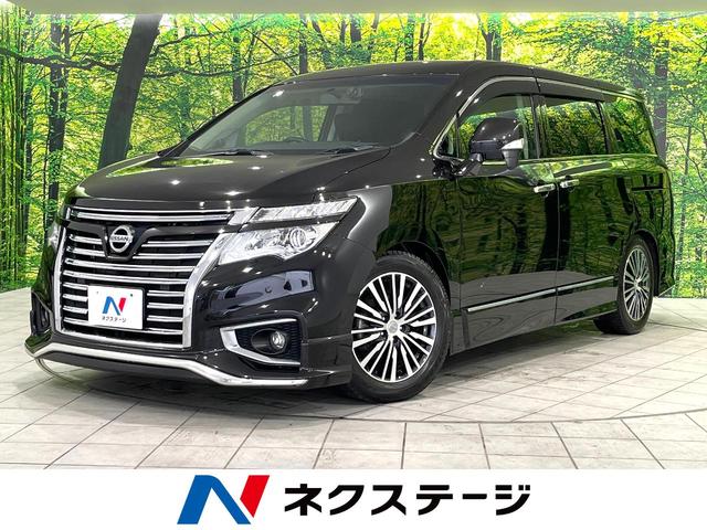 日産 エルグランド ２５０ハイウェイスターＳ　４ＷＤ　両側電動スライドドア　フリップダウンモニター　バックカメラ　クルーズコントロール　ＬＥＤヘッドライト　Ｂｌｕｅｔｏｏｔｈ再生　フルセグ　スマートキー　横滑り防止装置　オートライト