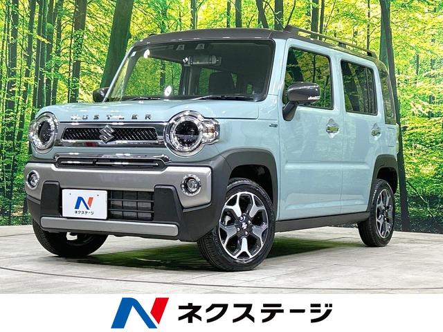 スズキ ハスラー Ｊスタイルターボ　禁煙車　ターボ　メーカーナビ　全方位モニター　セーフティサポート　アダプティブクルーズ　ＬＥＤヘッド　シートヒーター　ハーフレザーシート　純正１５インチアルミ　スマートキー　アイドリングストップ