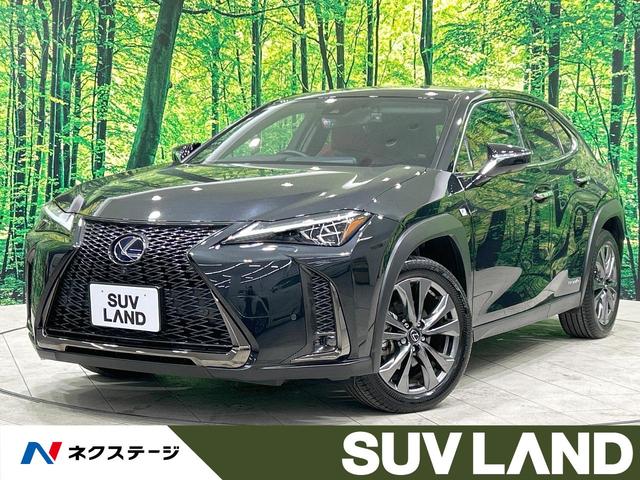 ＵＸ　千葉県 禁煙　純正１０型ナビ　全周囲カメラ　赤革シート　電動リアゲート　衝突軽減