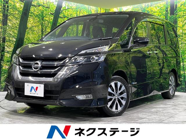 日産 セレナ ハイウェイスター　純正９インチナビ　全周囲カメラ　後席モニター　衝突軽減システム　両側電動スライドドア　ドライブレコーダー　ＥＴＣ　リアオートエアコン　スマートキー　ＬＥＤヘッドライト　オートライト