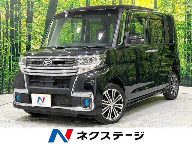 ダイハツ タント カスタムＲＳ　トップエディションＳＡＩＩＩ　純正ナビ　禁煙車　バックカメラ　両側電動スライドドア　スマートアシスト　ドライブレコーダー　シートヒーター　ＬＥＤヘッドライト　純正１５インチアルミホイール　ＥＴＣ　アイドリングストップ