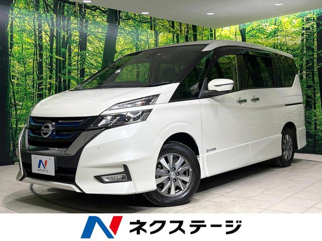 日産 セレナ ｅ－パワー　ハイウェイスターＶ　純正９型ナビ　フリップダウンモニター　全周囲カメラ　両側電動スライド　プロパイロット　ドライブレコーダー　ＬＥＤヘッド　ＥＴＣ　革巻きステアリング　ステアリングスイッチ　オートエアコン　スマートキー