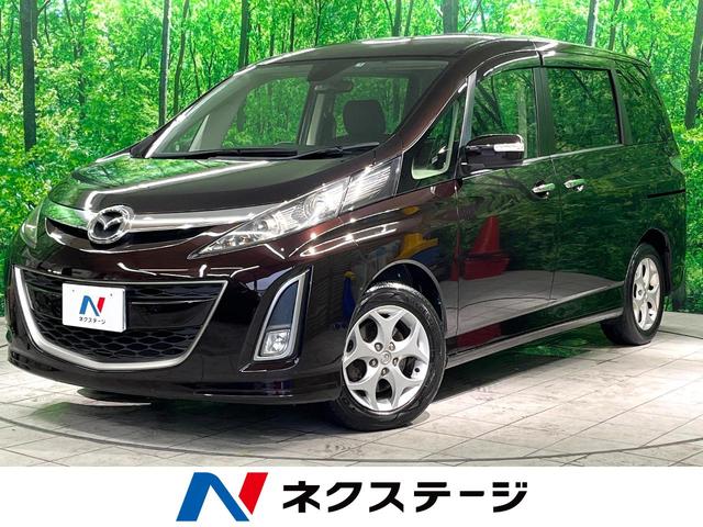 マツダ ビアンテ ２０Ｓ　禁煙車　後席モニター　純正９型ナビ　両側電動スライドドア　バックカメラ　ＥＴＣ　フルセグ　Ｂｌｕｅｔｏｏｔｈ再生　ＨＩＤヘッドライト　スマートキー　革巻きステアリング　オートエアコン