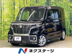 スズキ　スペーシアカスタム　ハイブリッドＧＳ　禁煙車　ＳＤナビ　パワースライドドア