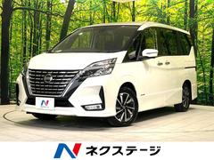 日産　セレナ　ハイウェイスターＶ　禁煙車　純正１０型ナビ　アラウンドビューモニター