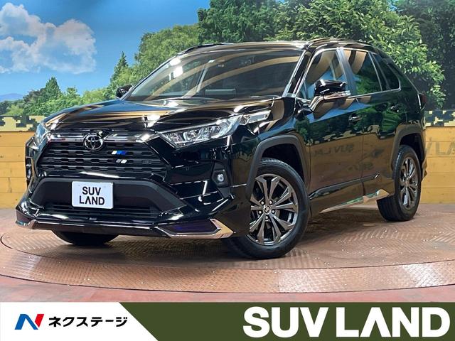 トヨタ ＲＡＶ４ Ｘ　モデリスタエアロ　８型ディスプレイオーディオ　レーダークルーズ　ＬＥＤヘッド＆フォグ　オートハイビーム　電動リアゲート　革巻きステアリング　純正１８インチＡＷ　バックカメラ　横滑り防止装置