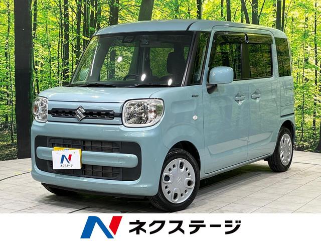 スズキ スペーシア ハイブリッドＧ　禁煙車　ＳＤナビ　ＴＶ　ＥＴＣ　コーナーセンサー　オートエアコン　スマートキー＆プッシュスタート　スズキセーフティサポート　オートライト　ベンチシート