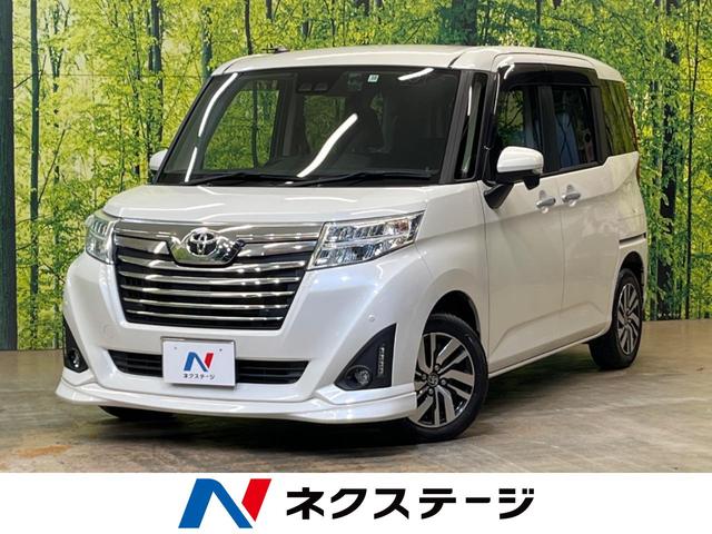 トヨタ ルーミー カスタムＧ　禁煙車　純正９型ナビ　両側パワースライドドア