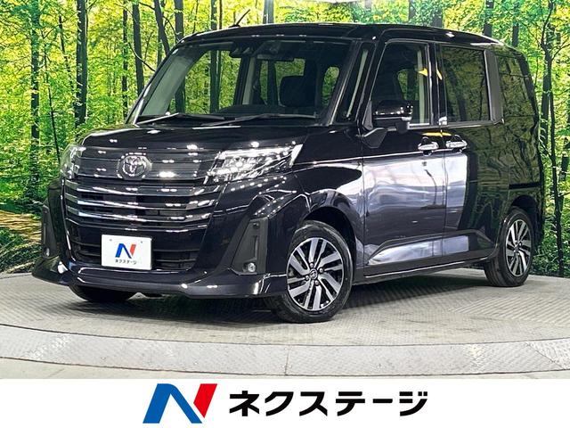 トヨタ ルーミー カスタムＧ　４ＷＤ　寒冷地仕様　純正ナビ　両側電動スライドドア　スマートアシスト　レーダークルーズ　バックカメラ　Ｂｌｕｅｔｏｏｔｈ接続　スマートキー　シートヒーター　ＬＥＤヘッドライト　ＬＥＤフォグ