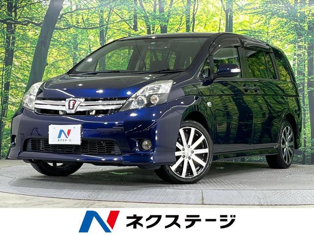 トヨタ アイシス プラタナ　禁煙車　純正ナビ　バックカメラ　電動スライドドア　ＣＤ／ＤＶＤ　Ｂｌｕｅｔｏｏｔｈ　ＥＴＣ　１７インチＡＷ　スマートキー　ＨＩＤヘッドライト　ＡＢＳ　オートエアコン