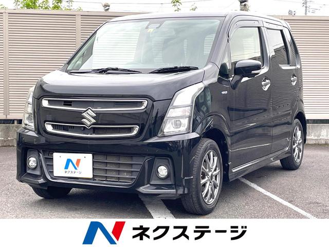 スズキ ワゴンＲスティングレー ハイブリッドＸ　禁煙車　純正ナビ　衝突軽減　全周囲カメラ　Ｂｌｕｅｔｏｏｔｈ　スマートキー　シートヒーター　ＬＥＤヘッドライト　ヘッドアップディスプレイ