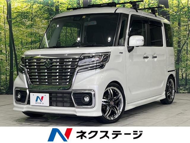 ハイブリッドＸＳターボ　４ＷＤ　衝突軽減装置　両側電動スライド　純正８型ナビ　全周囲カメラ　ＥＴＣ　ドラレコ　スマートキー　前席シートヒーター　ＬＥＤヘッド　ＬＥＤフォグ　クリアランスソナー　クルコン　革巻きステアリング