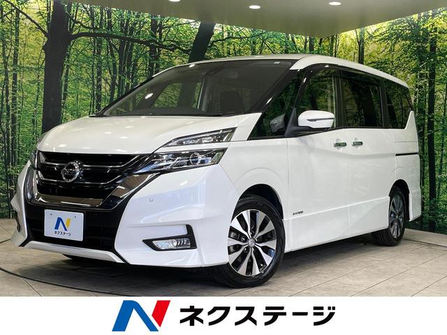 日産 セレナ ハイウェイスター　ＶセレクションＩＩ　後席モニター　純正９型ナビ　衝突軽減　両側電動スライド　全周囲カメラ　ＥＴＣ　Ｂｌｕｅｔｏｏｔｈ　ドラレコ　ＬＥＤヘッド　純正１６インチアルミ　クルコン　オートライト　オートエアコン