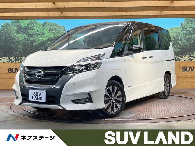 日産 セレナ ハイウェイスター　Ｖセレクション　１０型ナビ　フリップダウンモニター　両側電動スライドドア　プロパイロット　衝突軽減装置　禁煙車　全周囲カメラ　ＥＴＣ　Ｂｌｕｅｔｏｏｔｈ　フルセグ　ドライブレコーダー　２トーンカラー　ＬＥＤヘッド