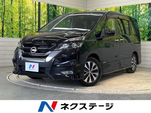 日産 セレナ ハイウェイスター　ＶセレクションＩＩ　純正ナビ　全周囲カメラ　両側パワースライドドア　ＥＴＣ　クルーズコントロール　衝突軽減装置　ＬＥＤヘッドランプ　スマートキー　純正アルミホイール　フロントフォグランプ　フルセグＴＶ