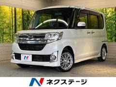 ダイハツ　タント　カスタムＲＳ　禁煙車　両側電動スライドドア　ＳＤナビ