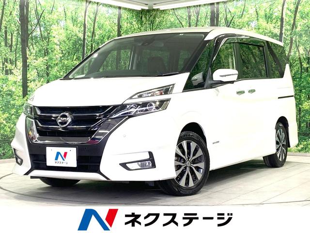 日産 セレナ ハイウェイスター　ＶセレクションＩＩ　禁煙車　純正９型ＳＤナビ　フリップダウンモニター　全周囲カメラ　セーフティパックＡ　両側パワスラ　クルーズコントロール　ＬＥＤヘッドライト　オートライト　オートエアコン　ＥＴＣ　スマートキー