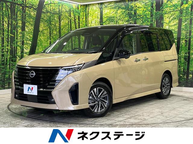 ｅ－パワー　ルキシオン　純正１２型ナビ　後席モニター　全周囲カメラ　プロパイロット２．０　両側電動スライドドア　禁煙車　レーダークルーズ　ＥＴＣ２．０　合皮シート　ＬＥＤヘッド　ＬＥＤフォグ　２トーンカラー　レーンキープ