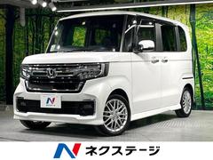 ホンダ　Ｎ−ＢＯＸカスタム　Ｌターボ　純正８型ナビ　禁煙車　衝突軽減