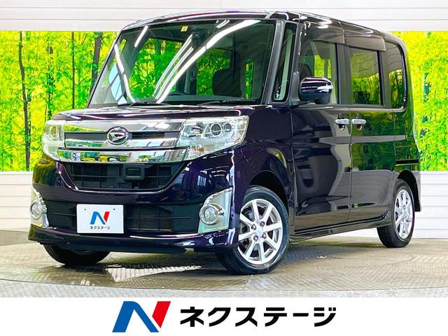 ダイハツ タント カスタムＸ　ＳＡ　禁煙車　純正ナビフルセグ　バックモニター　ドラレコ　ＥＴＣ　電動スライドドア　ＬＥＤヘッド／オートライト　純正１４インチＡＷ　Ｂｌｕｅｔｏｏｔｈ　スマートキー　オートエアコン　電動格納ミラー